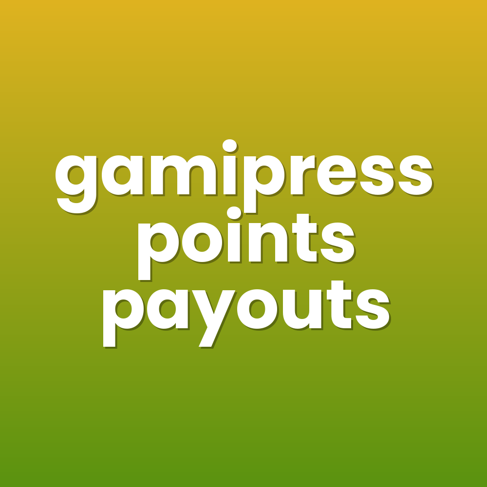 gamipress points payouts