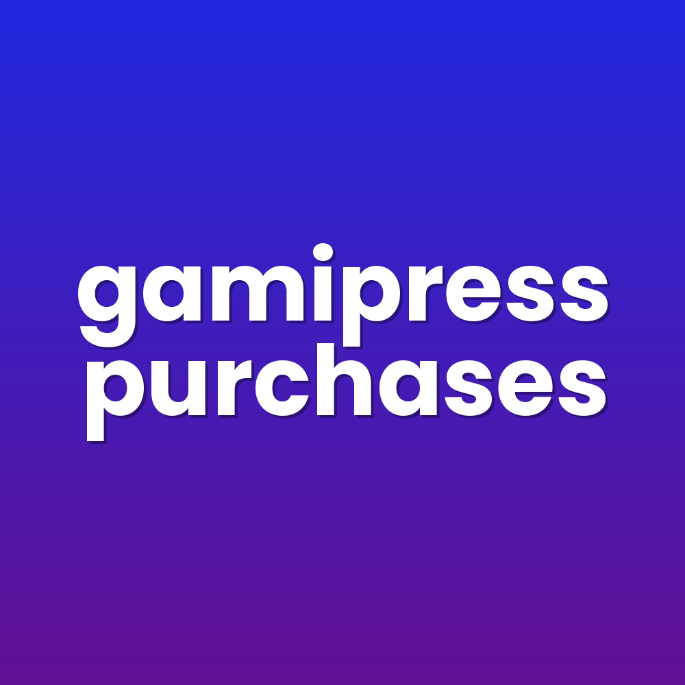 gamipress purchases