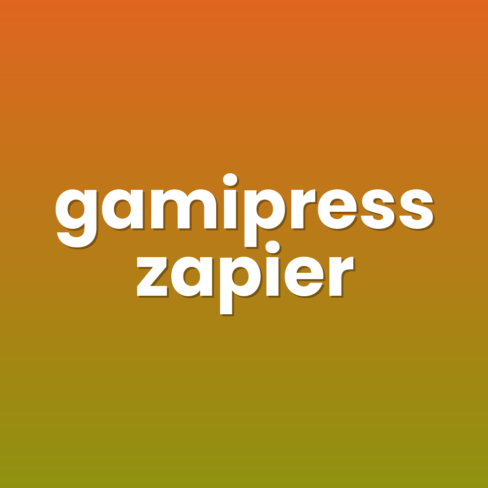 gamipress zapier