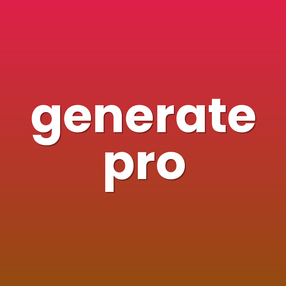 generate pro