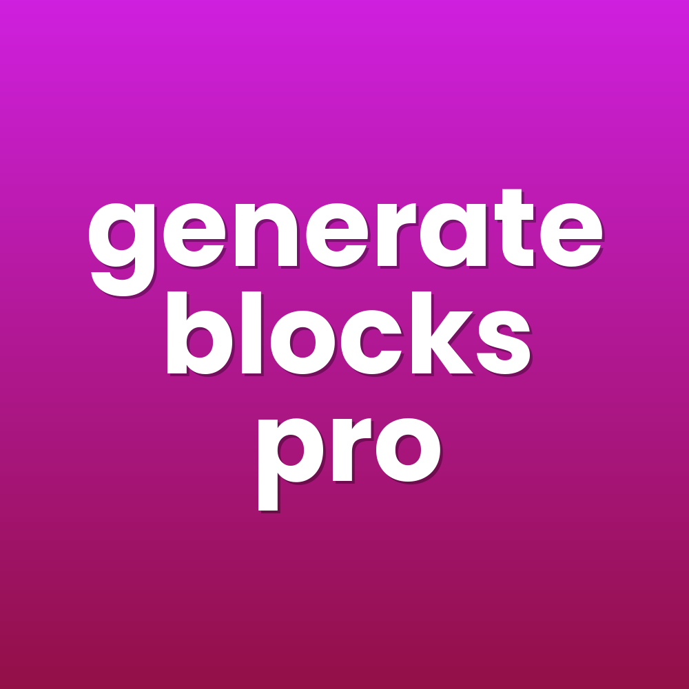 generateblocks pro
