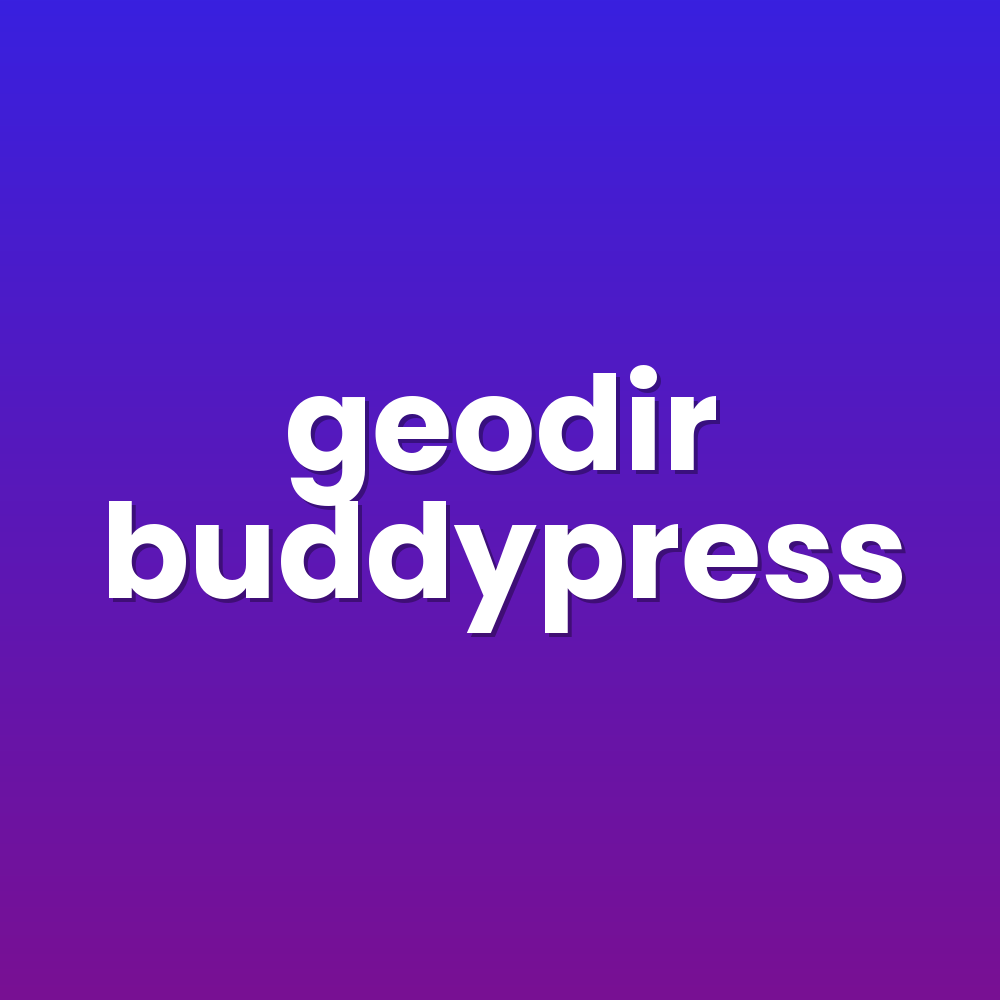 geodir buddypress