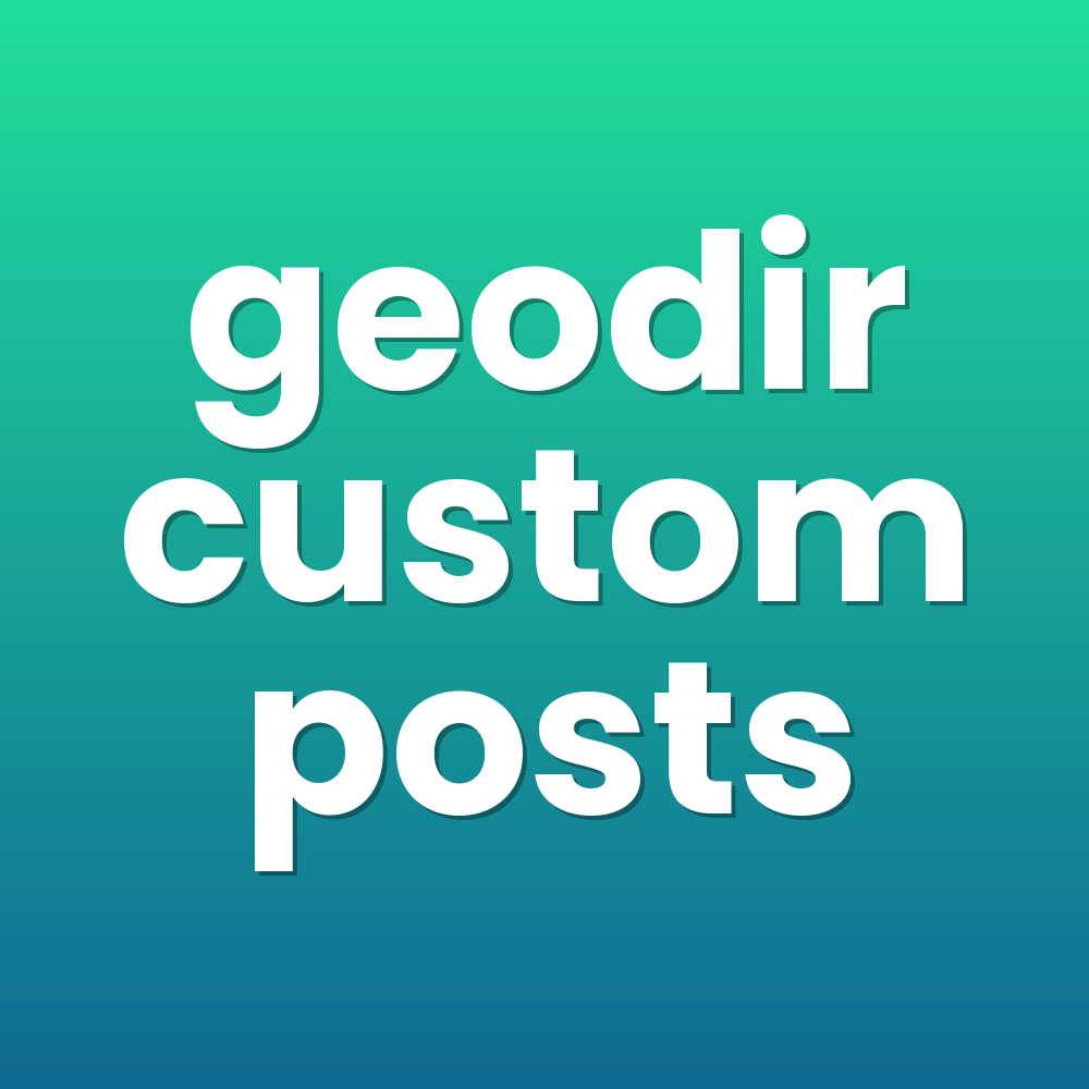geodir custom posts