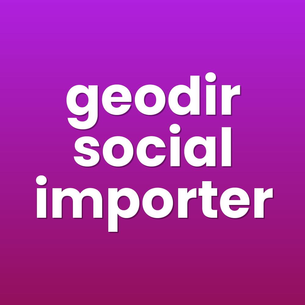 geodir social importer