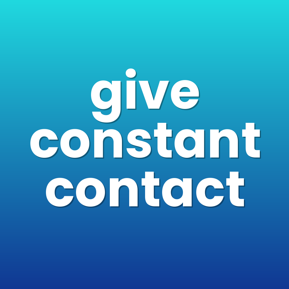 give constant contact