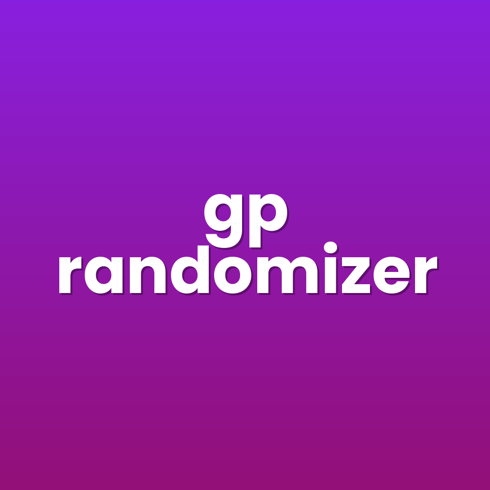 gp randomizer