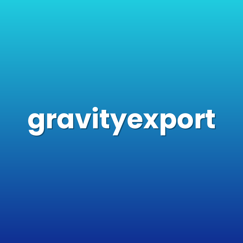 gravityexport