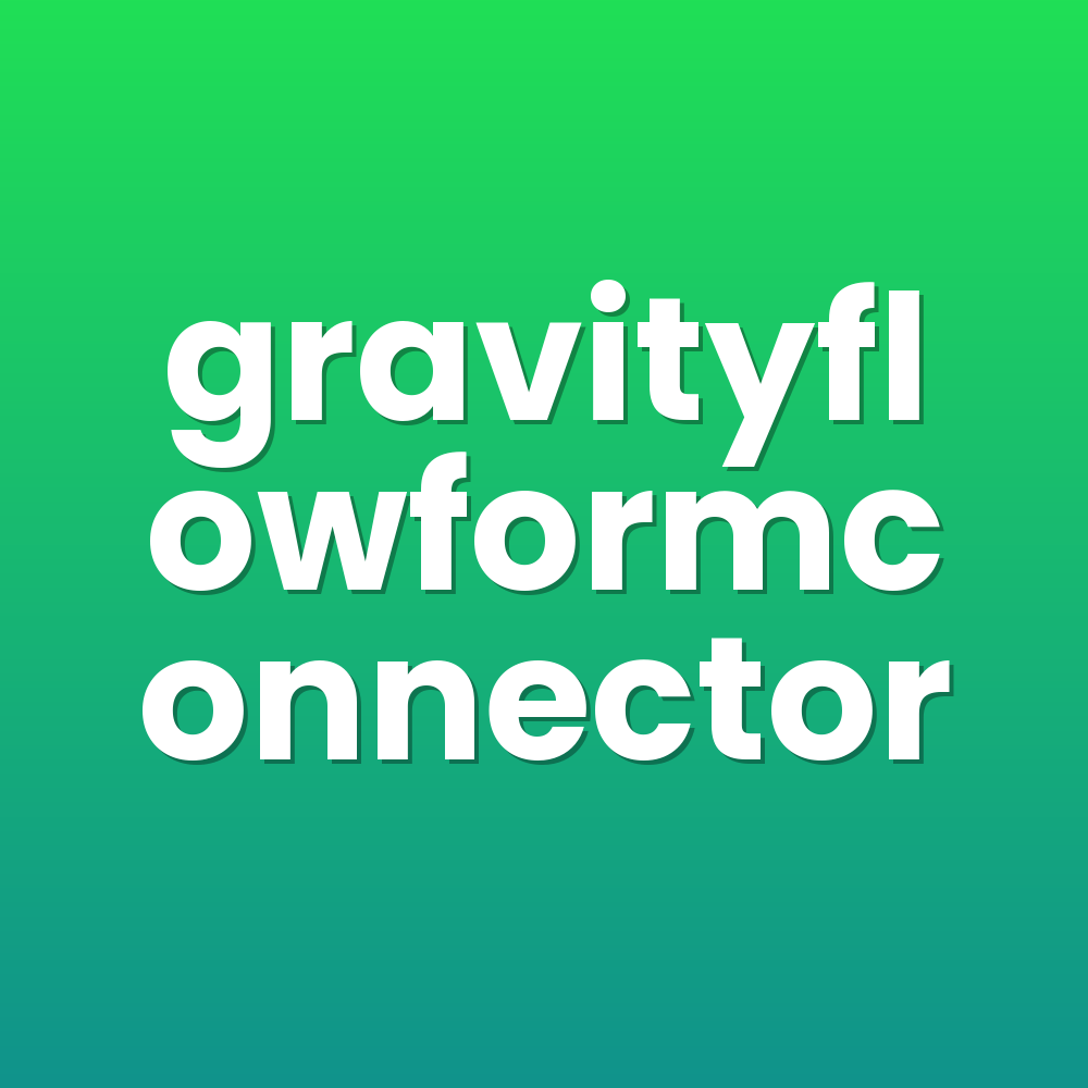 gravityflowformconnector