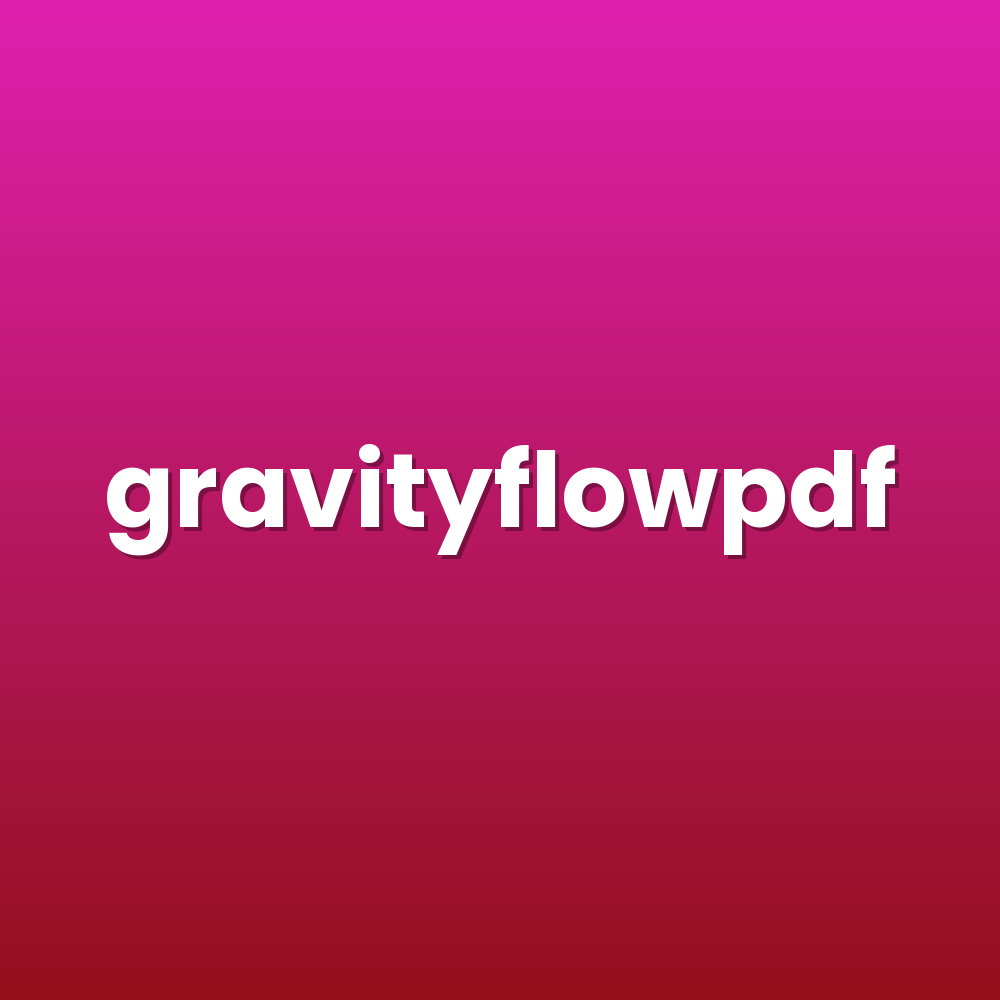 gravityflowpdf