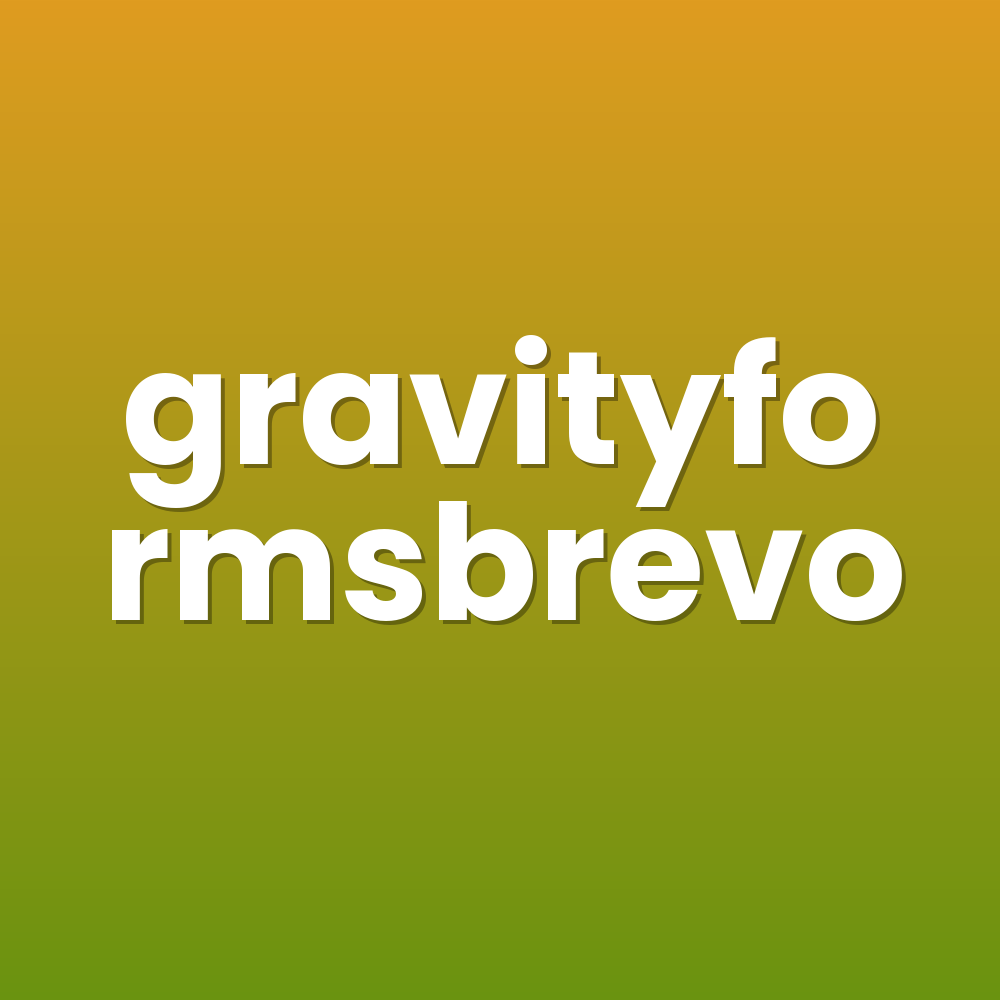 gravityformsbrevo
