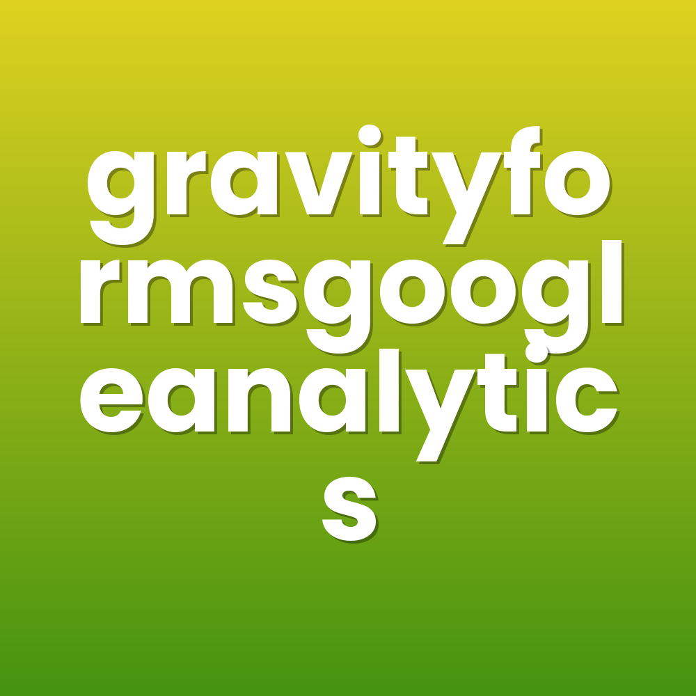 gravityformsgoogleanalytics