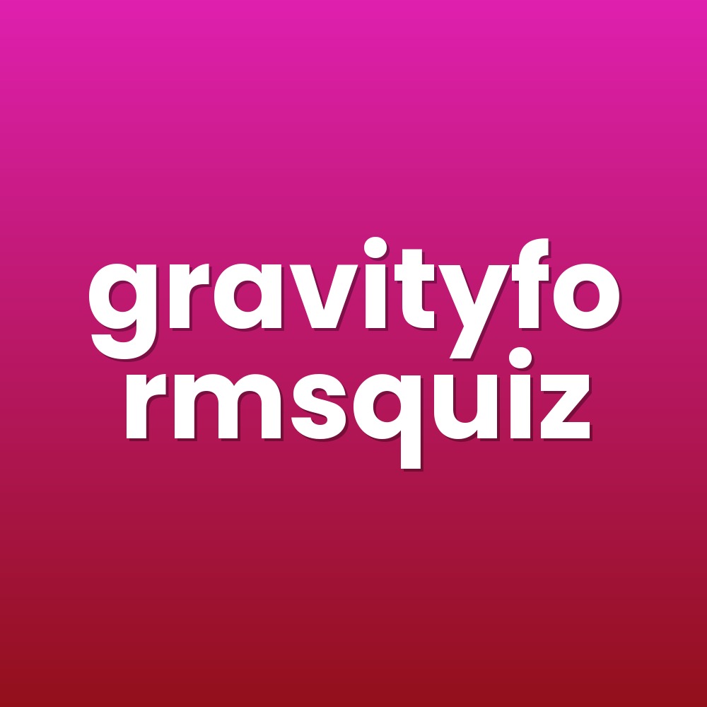gravityformsquiz