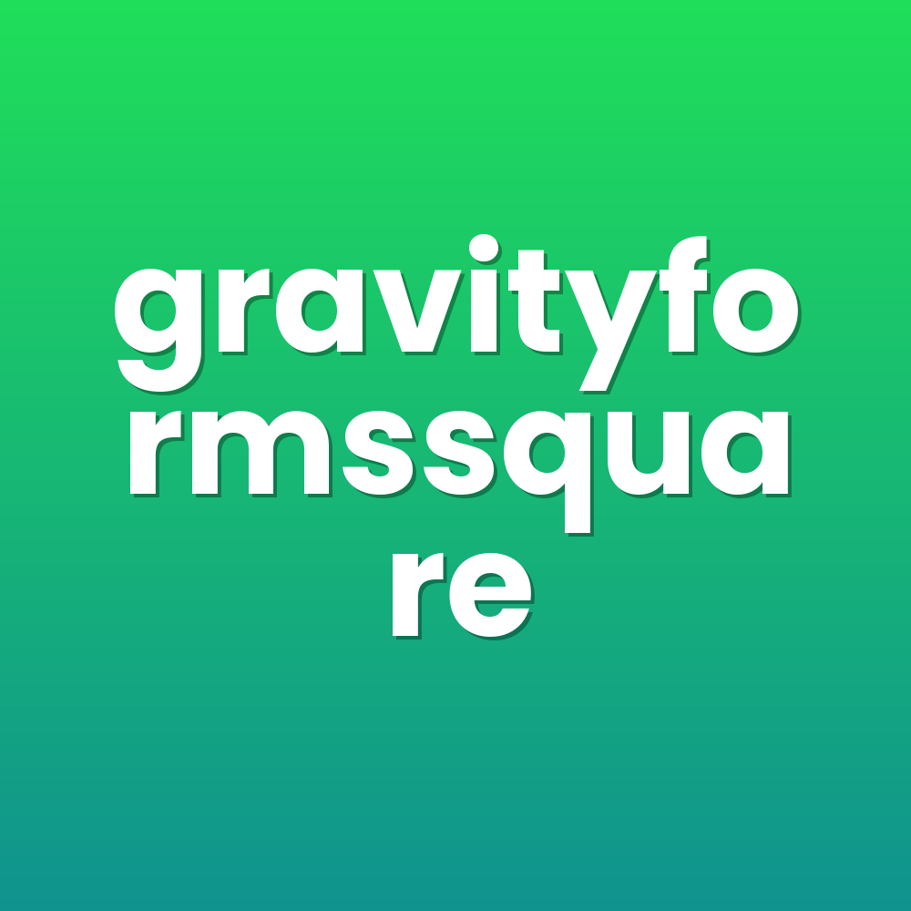 gravityformssquare