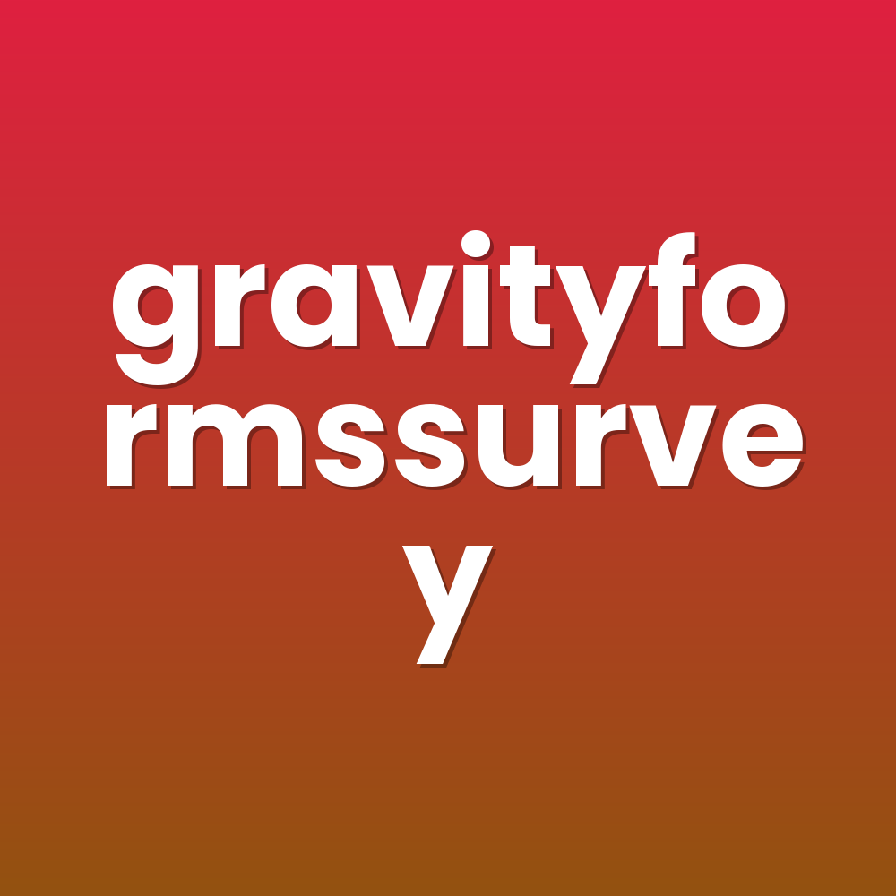 gravityformssurvey
