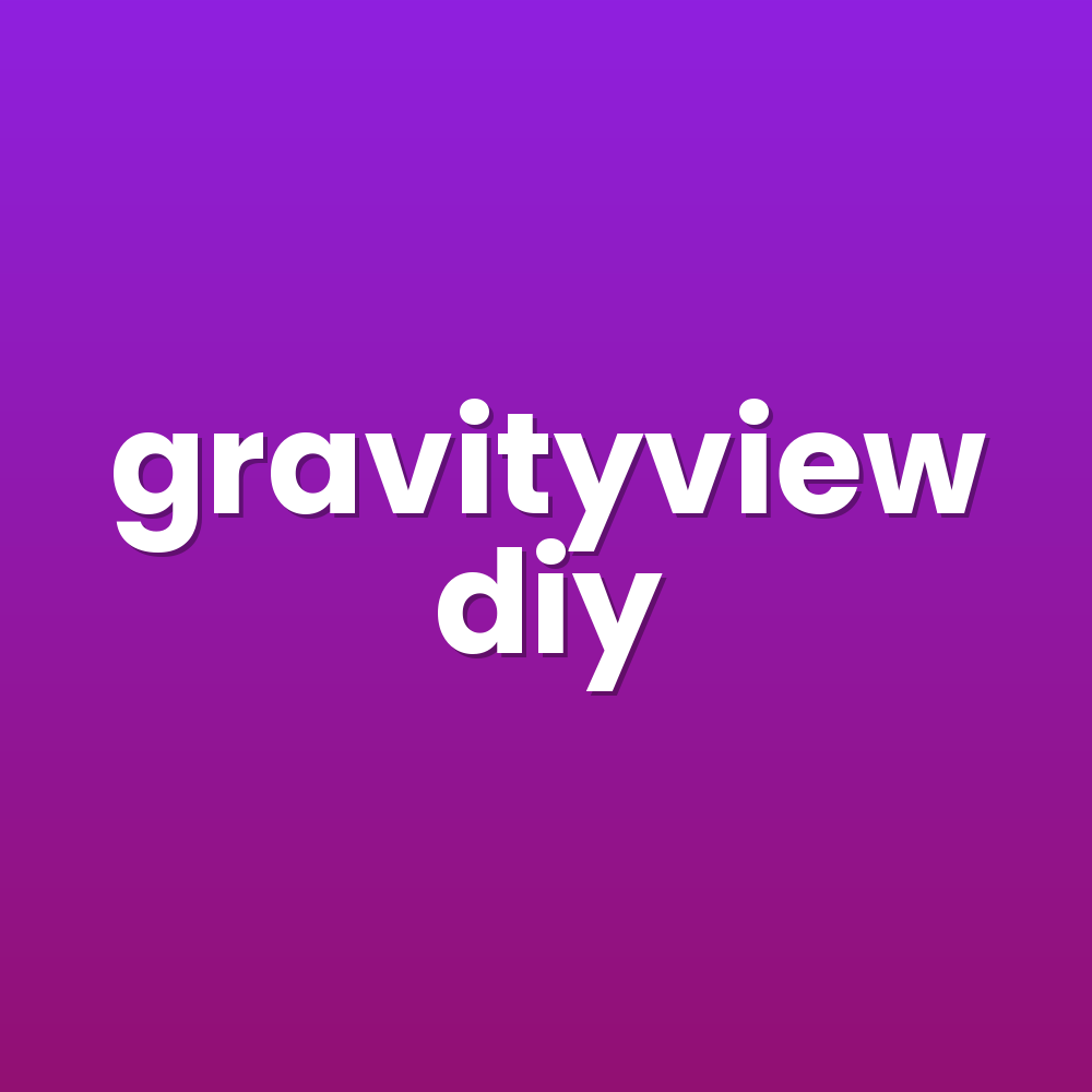 gravityview diy