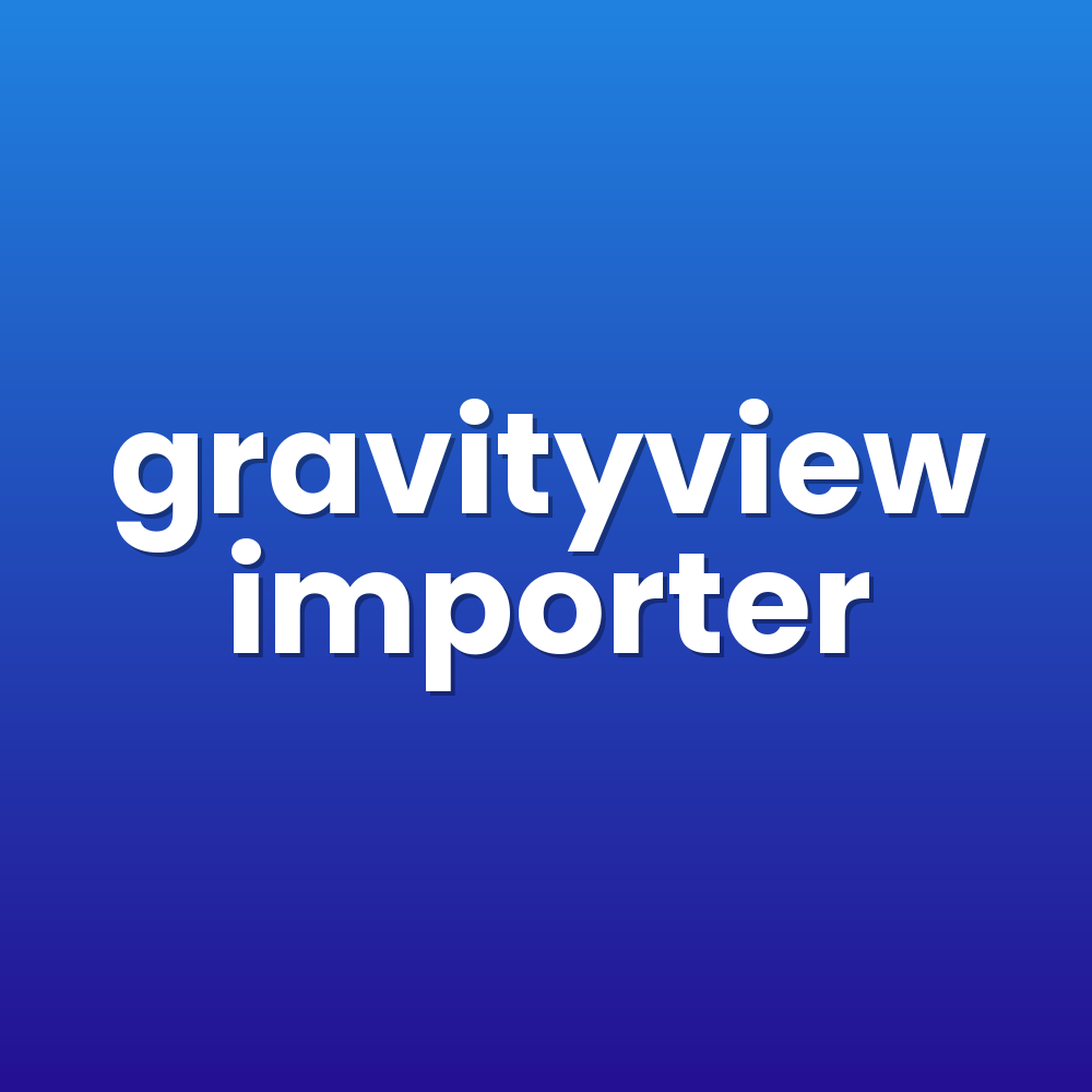 gravityview importer
