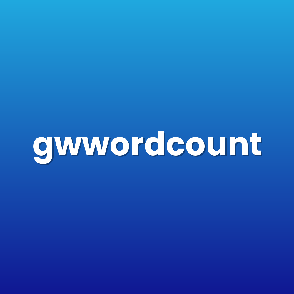 gwwordcount