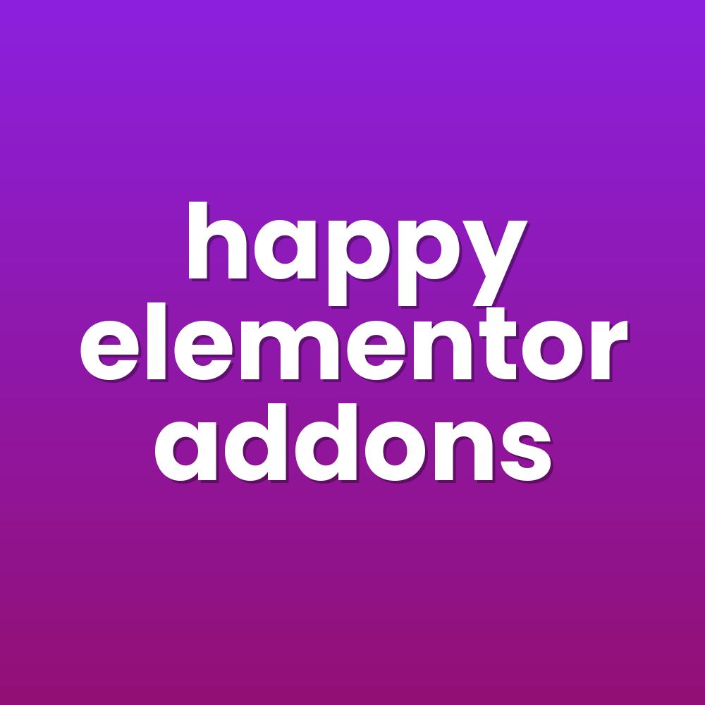 happy elementor addons