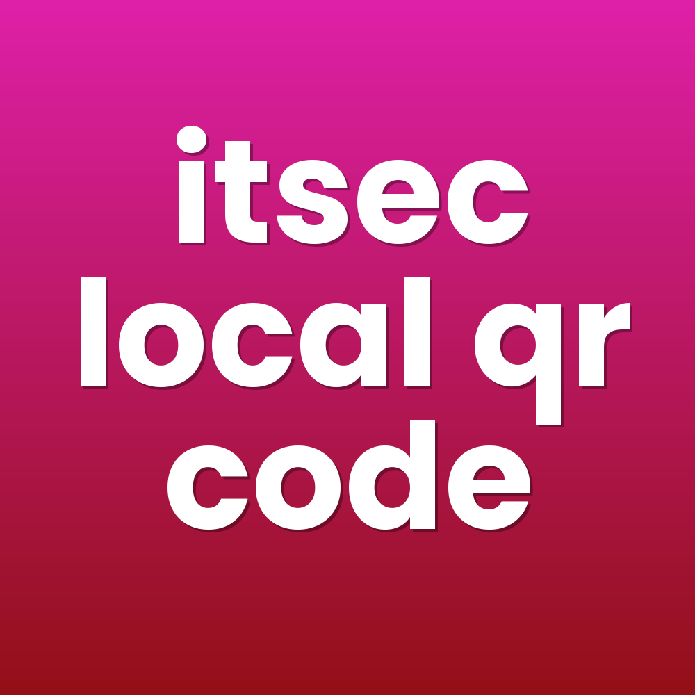 itsec local qr code