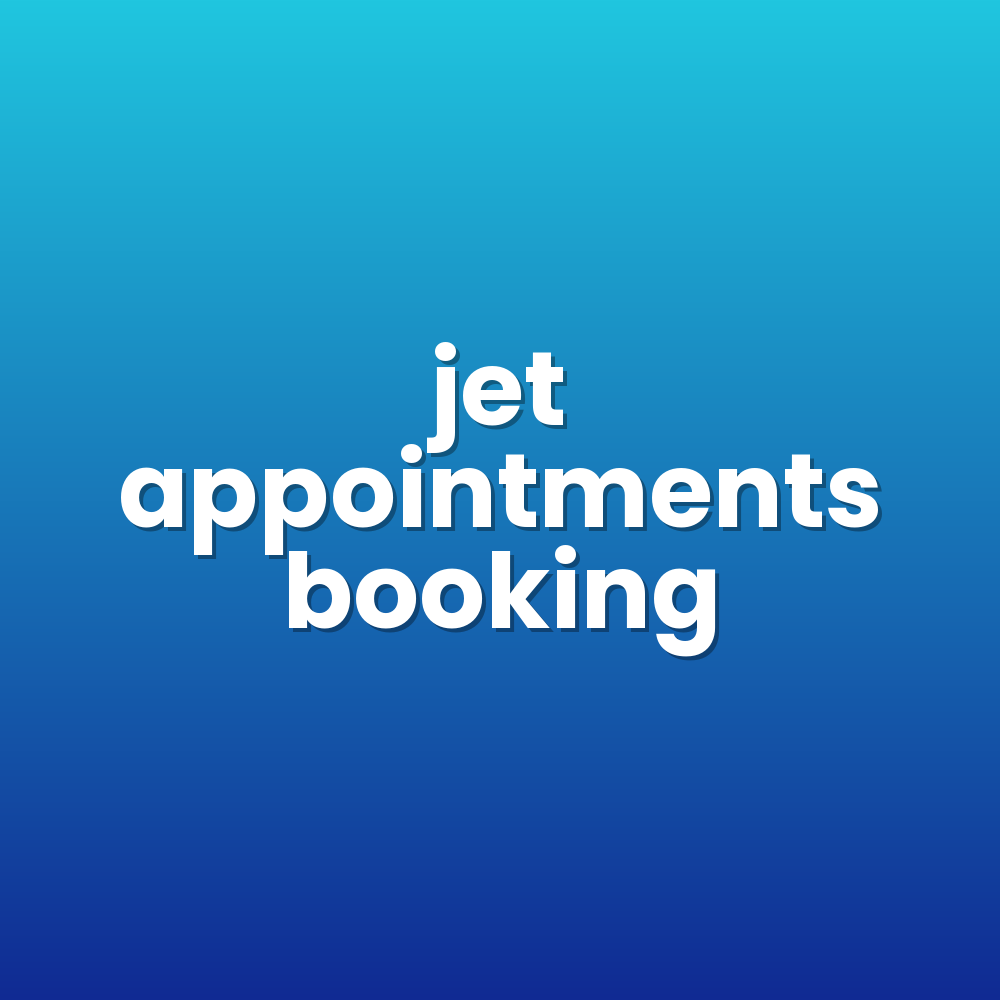 jet appointments booking