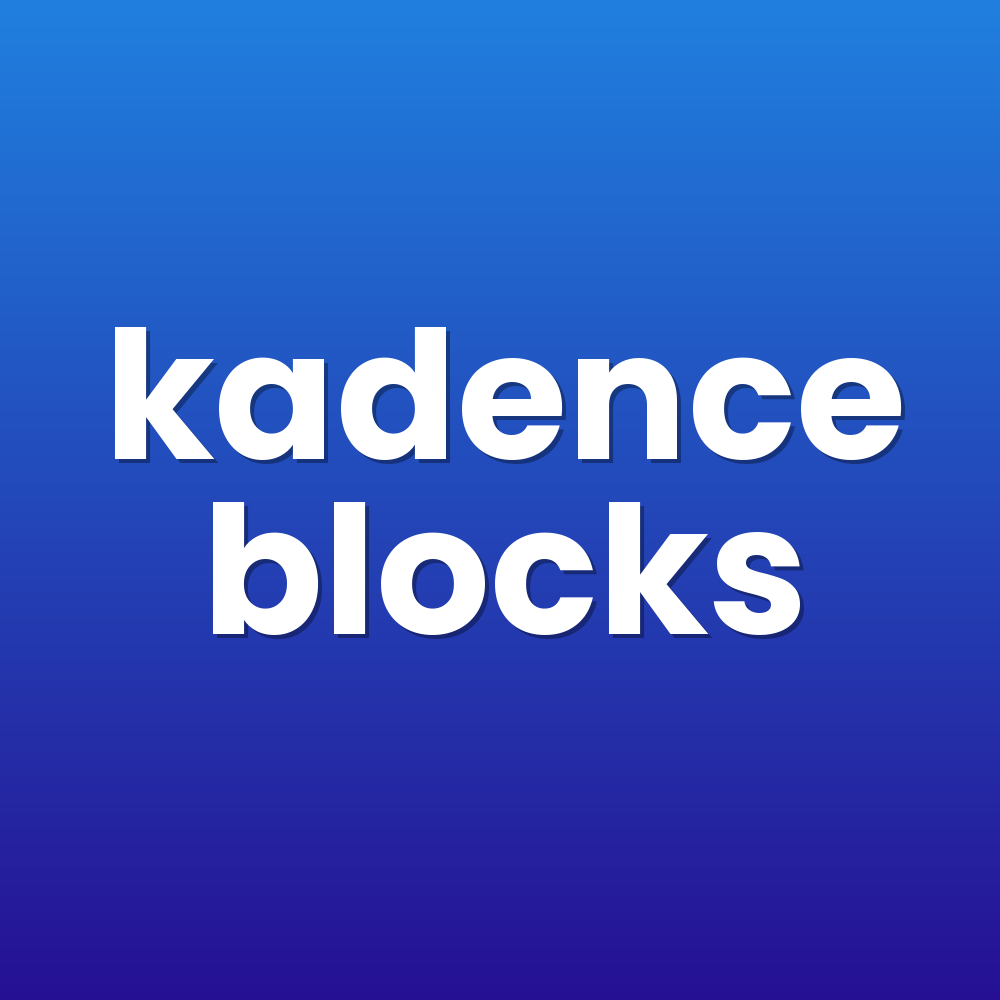 kadence blocks