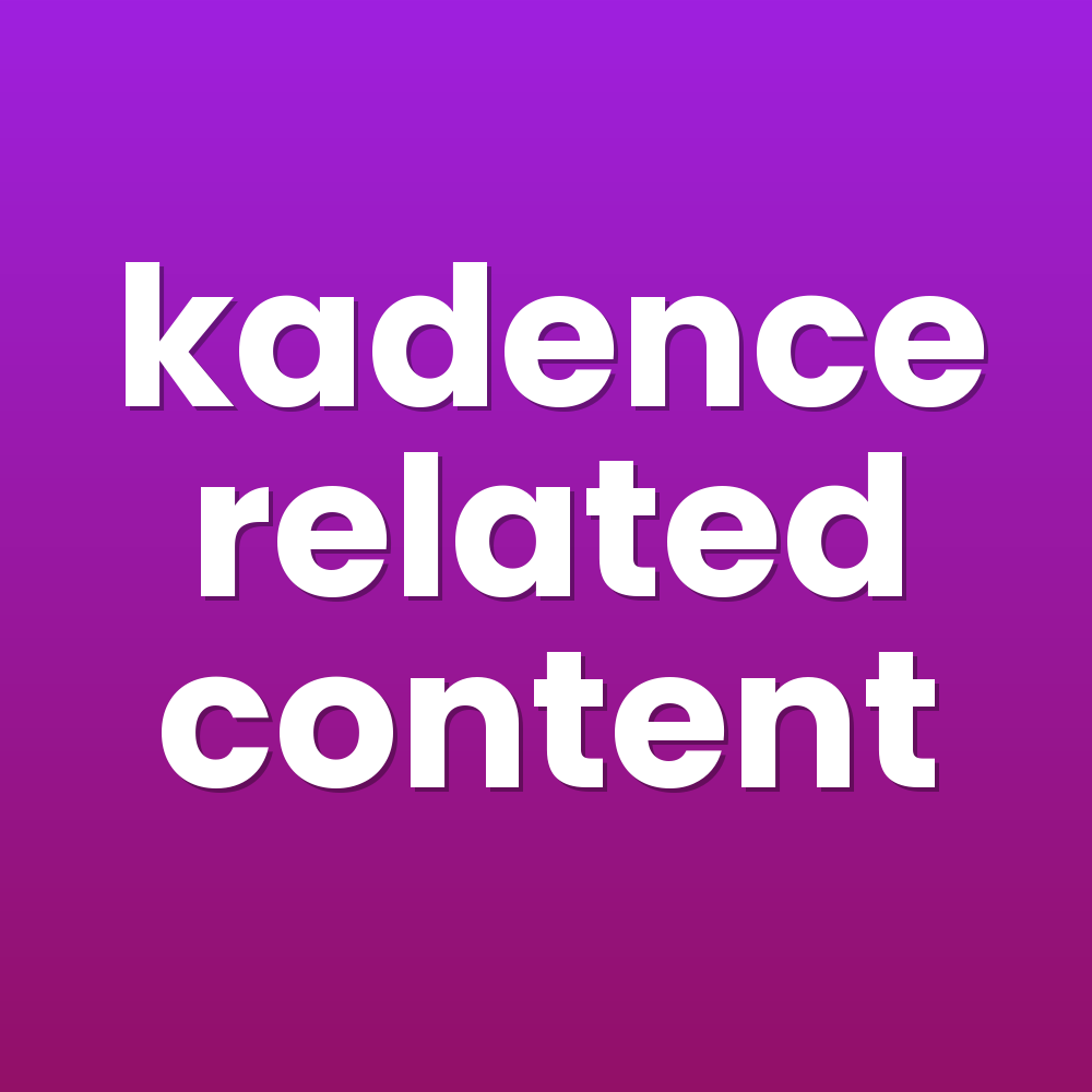 kadence related content
