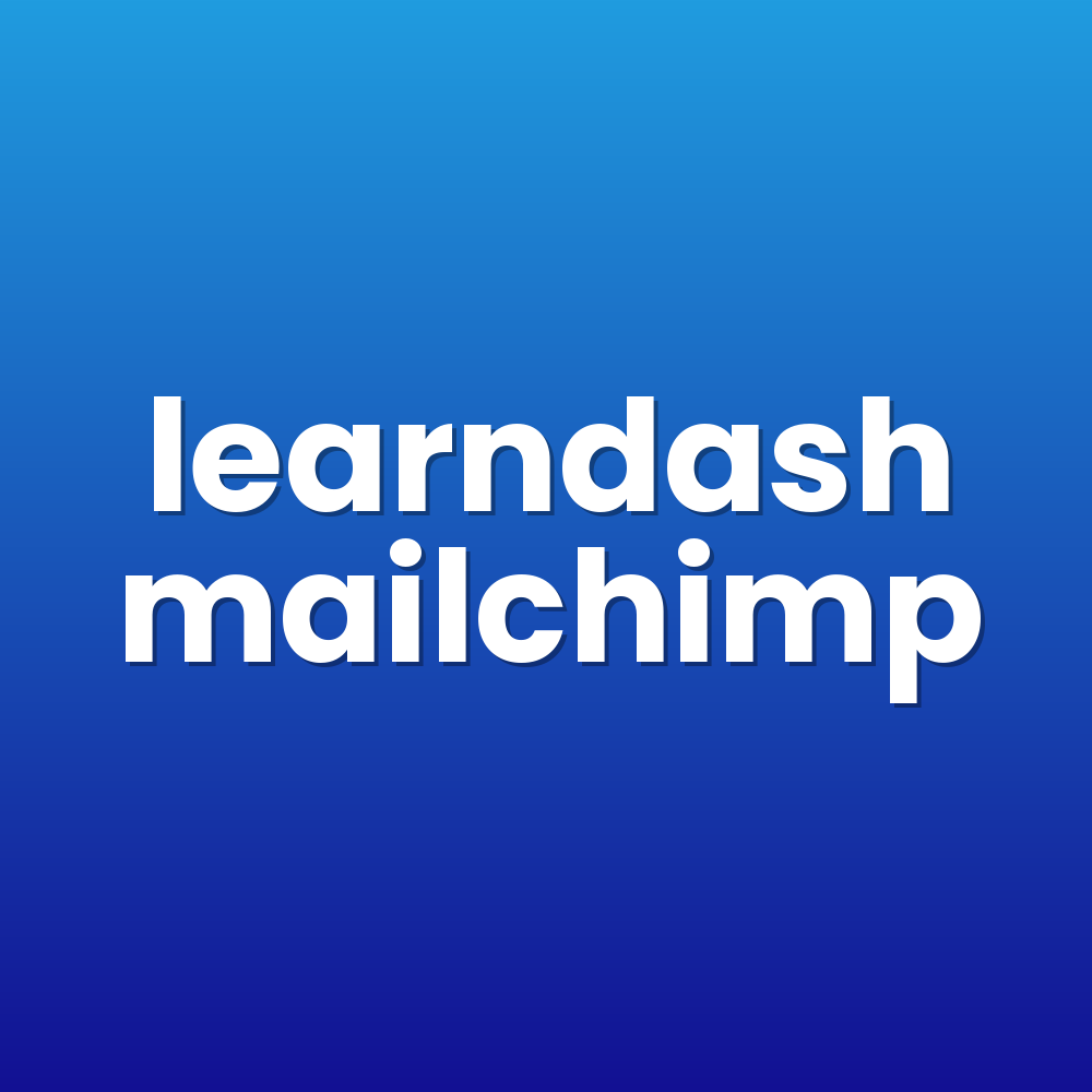 learndash mailchimp