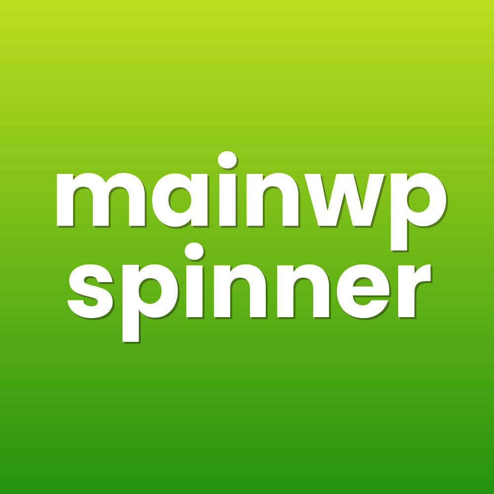 mainwp spinner