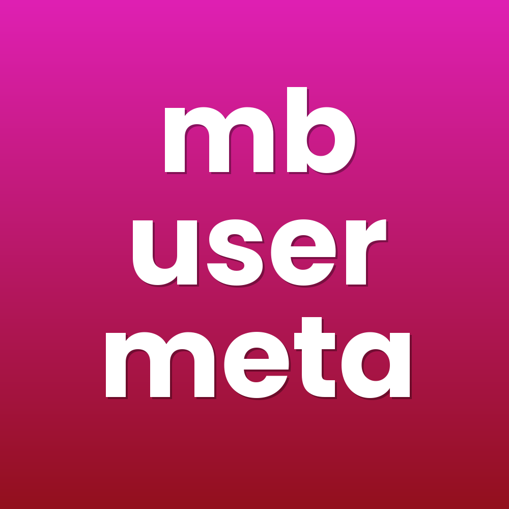 mb user meta