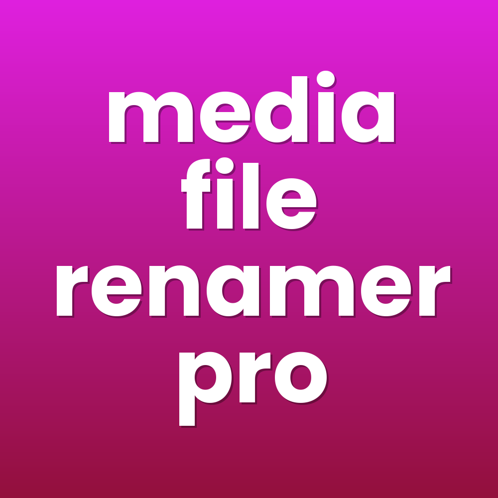 media file renamer pro