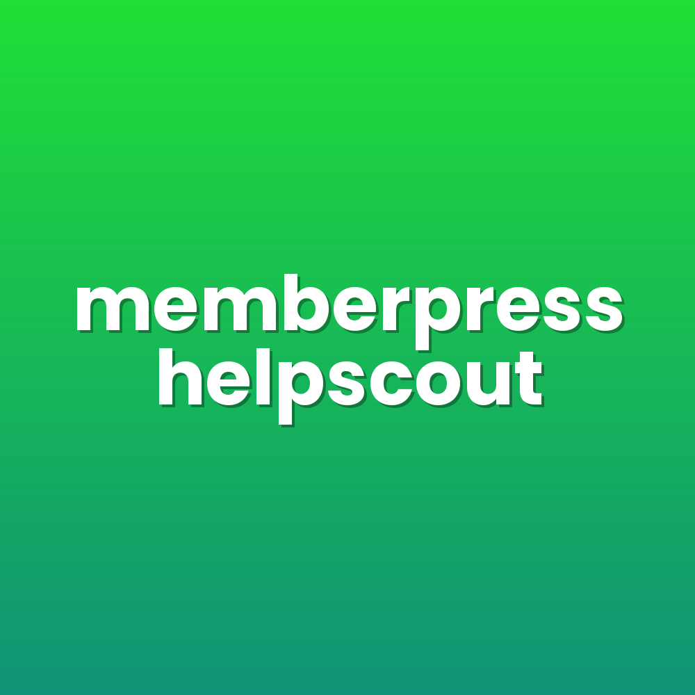 memberpress helpscout