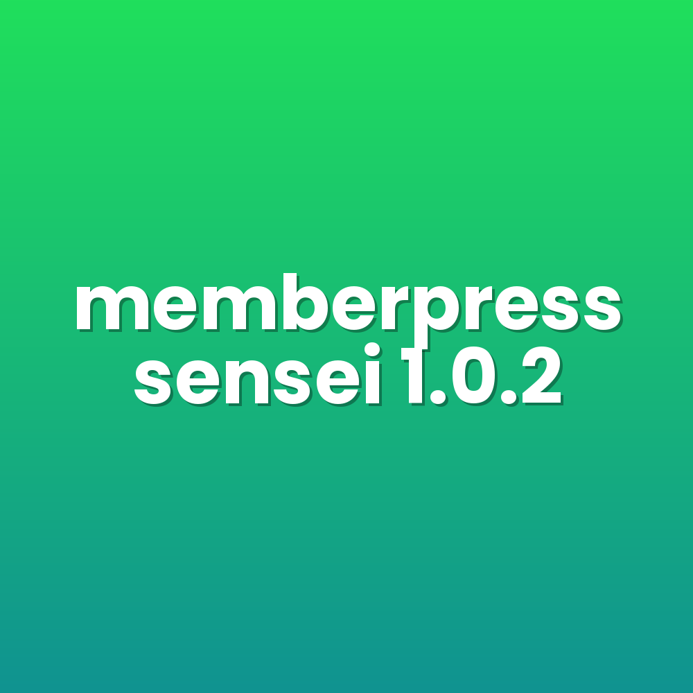 memberpress sensei 1.0.2