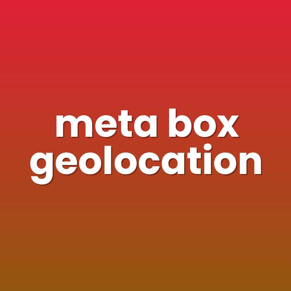 meta box geolocation