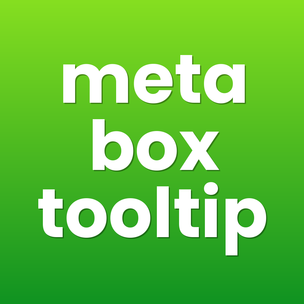 meta box tooltip