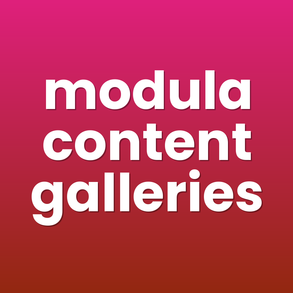 modula content galleries