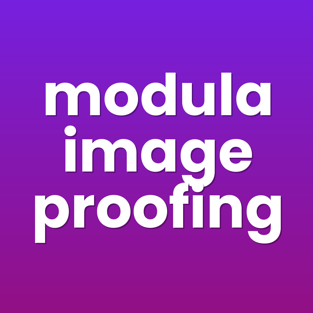 modula image proofing