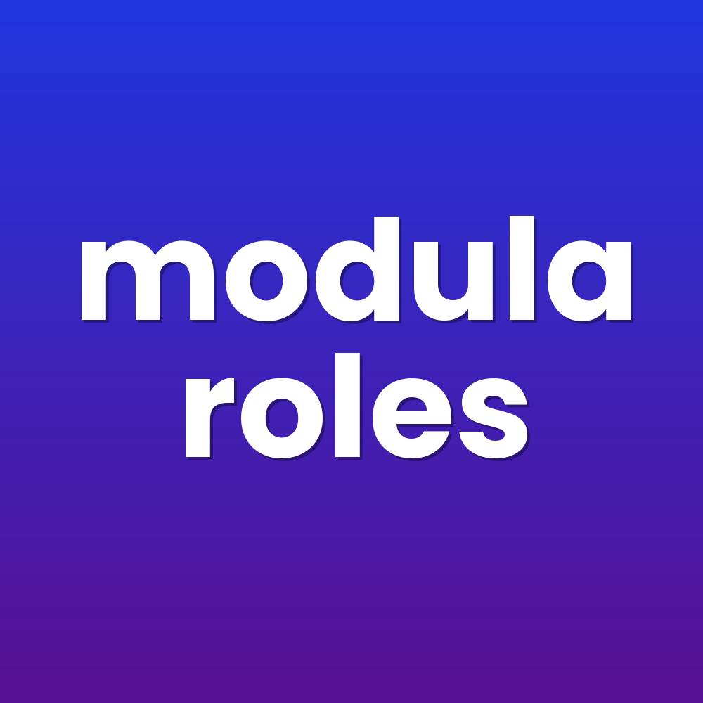 modula roles