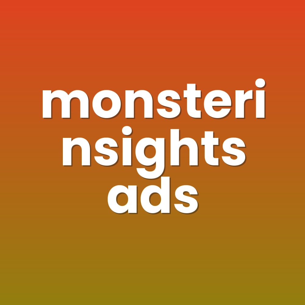 monsterinsights ads