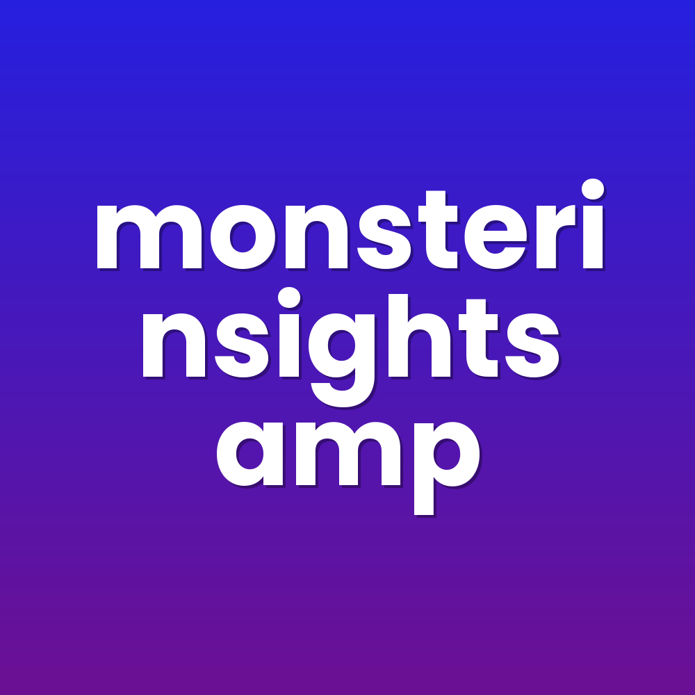 monsterinsights amp