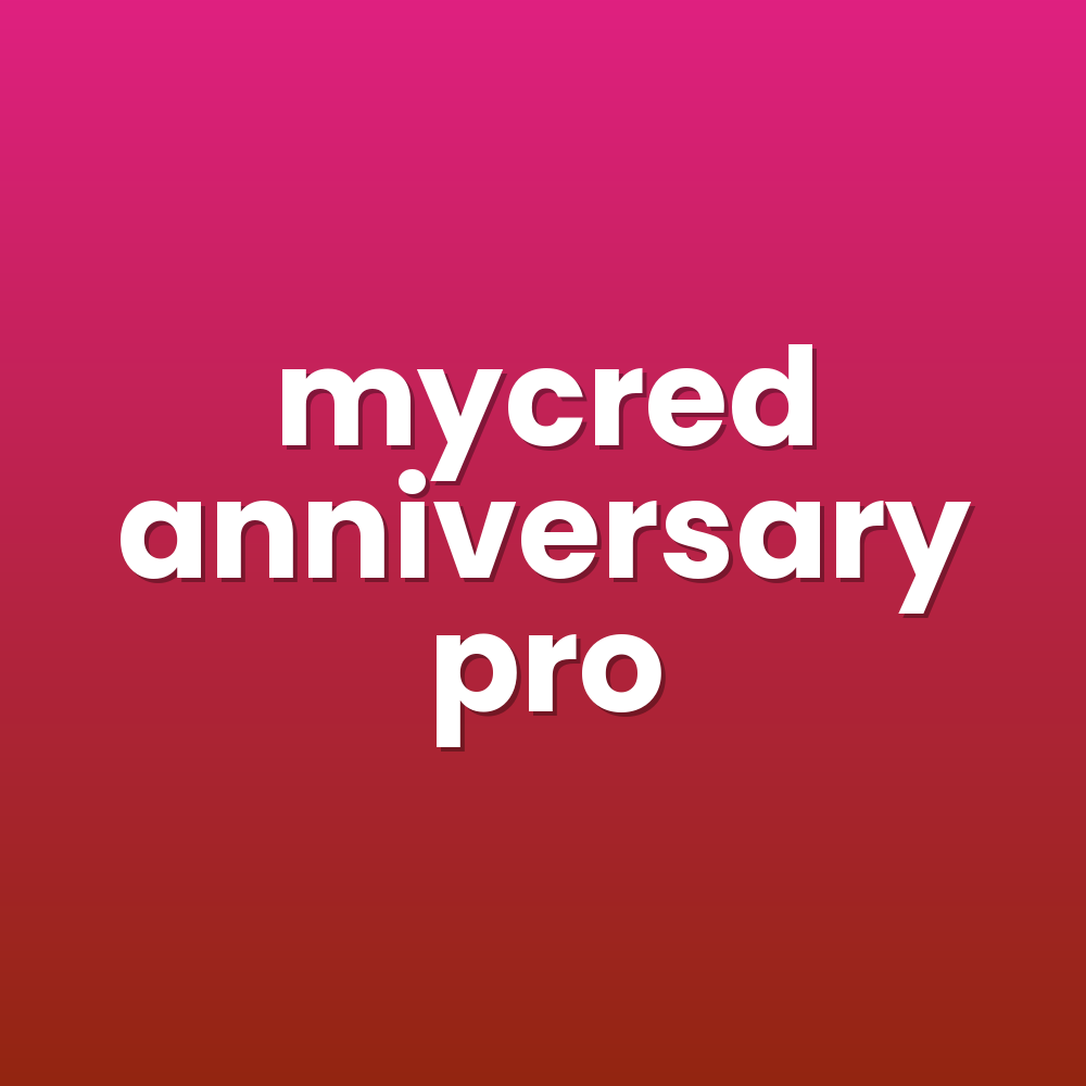 mycred anniversary pro