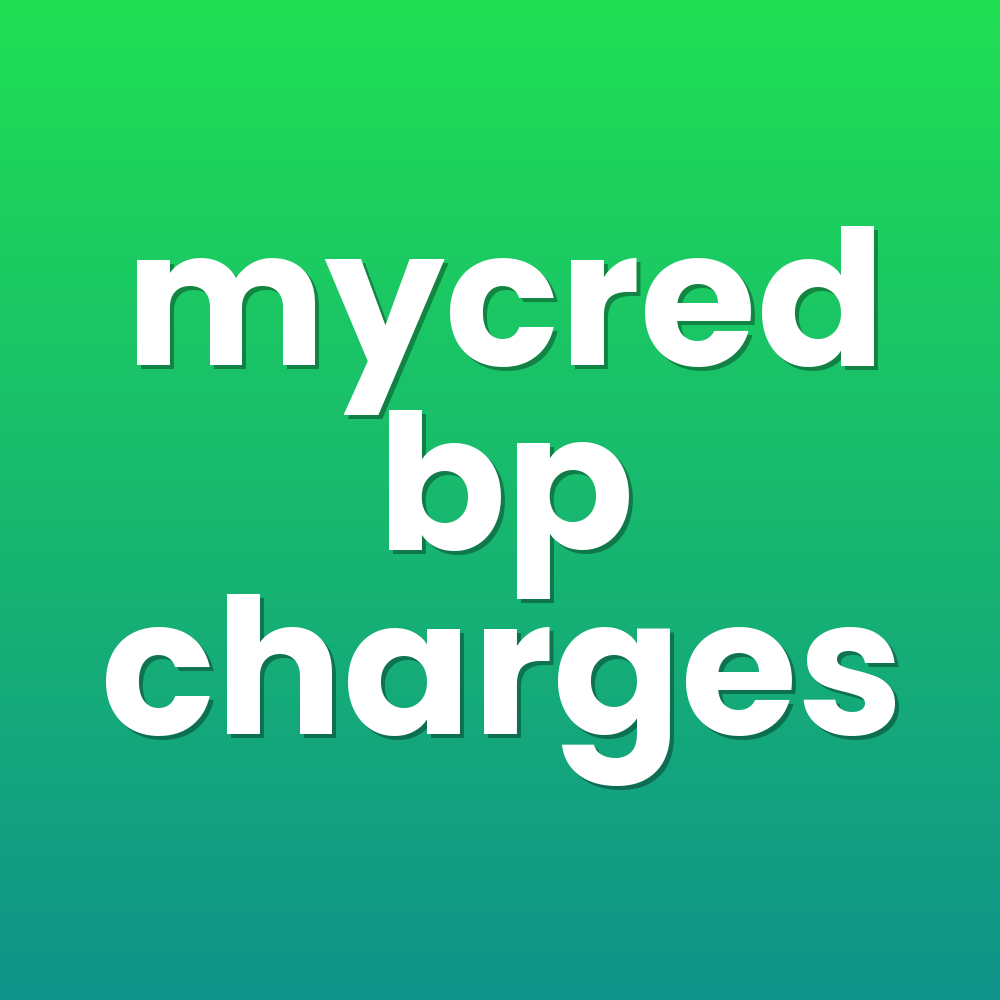mycred bp charges