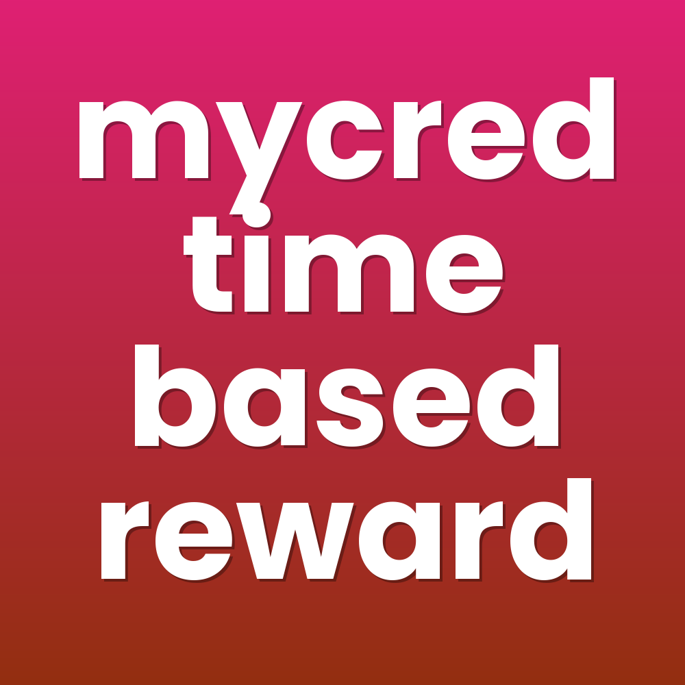 mycred time based reward