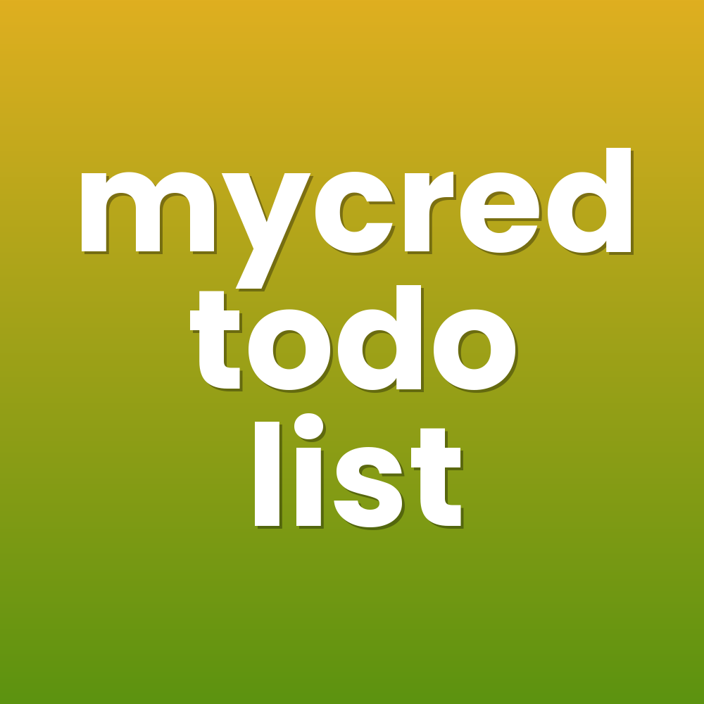 mycred todo list