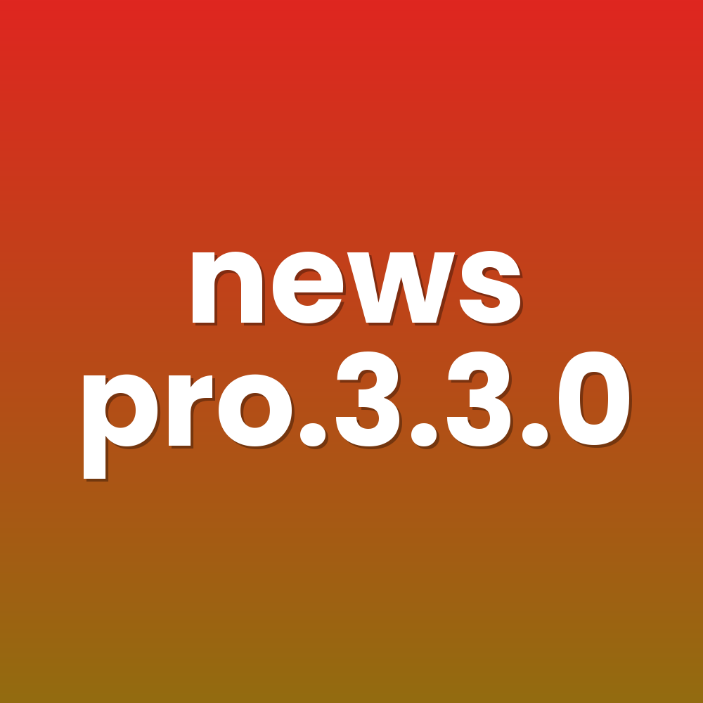 news pro.3.3.0