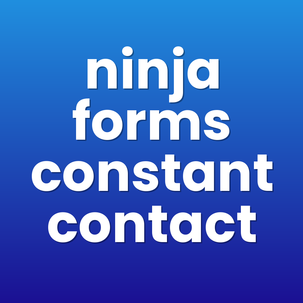 ninja forms constant contact