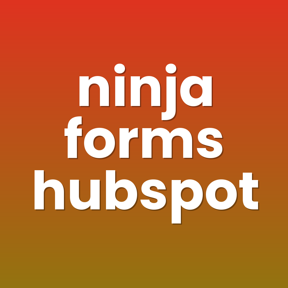 ninja forms hubspot