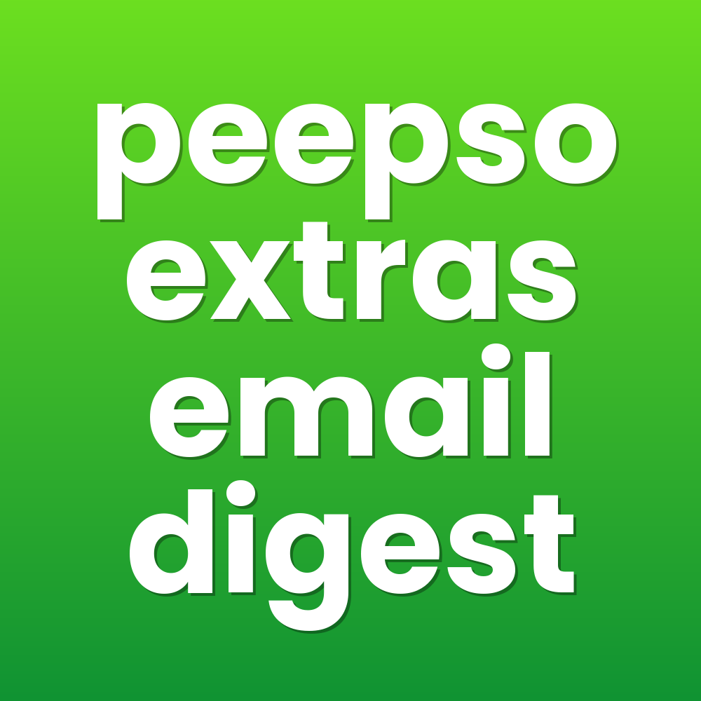 peepso extras email digest