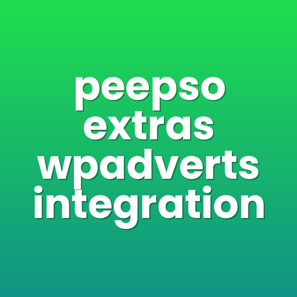 peepso extras wpadverts integration