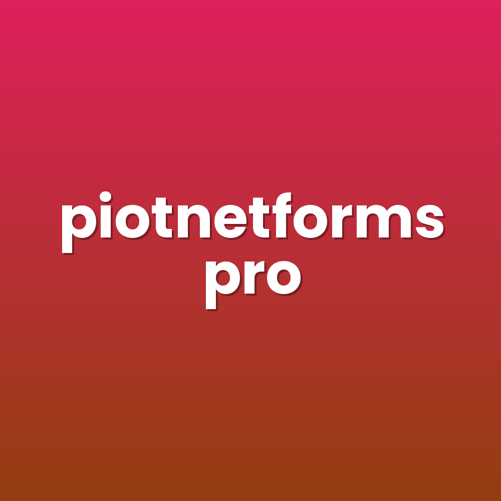 piotnetforms pro
