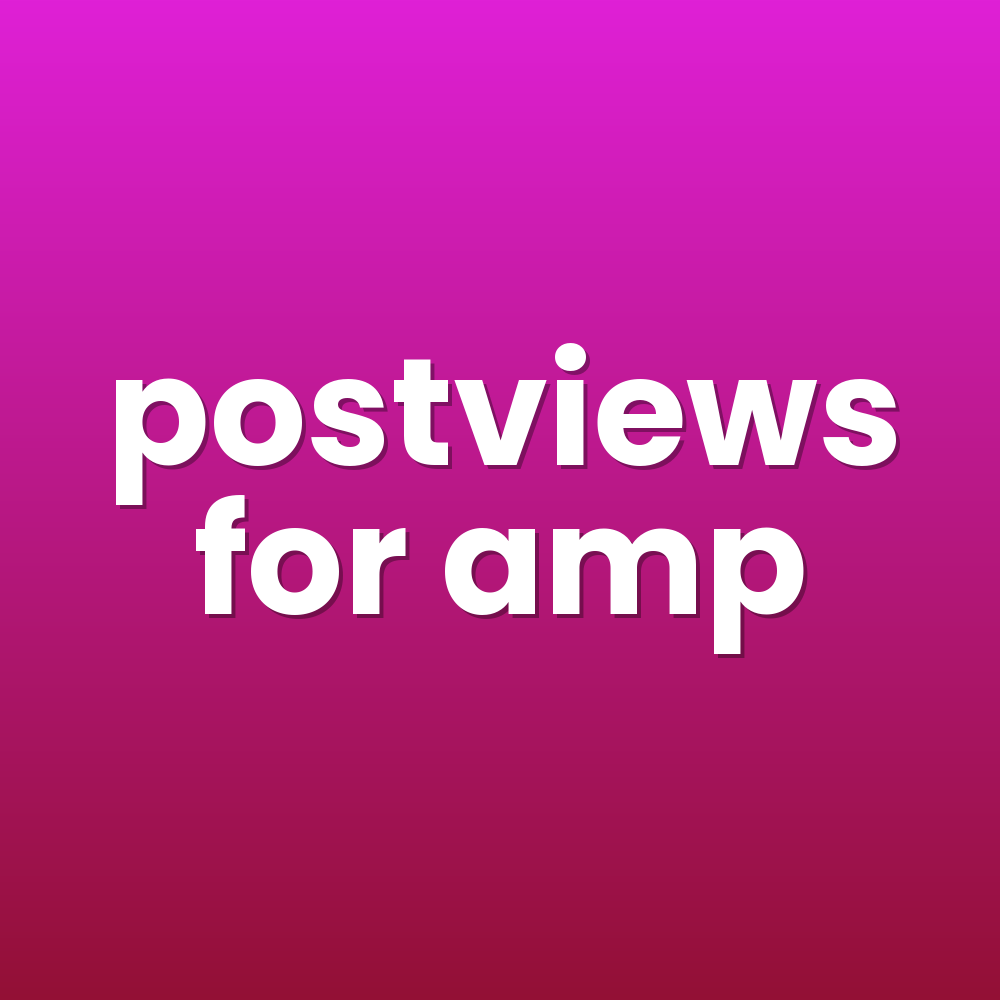 postviews for amp